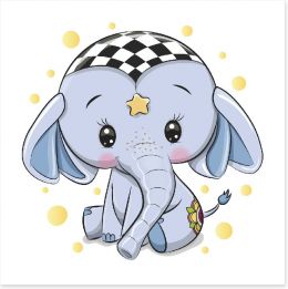 Elephants Art Print 258169546