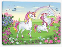 Fairy Castles Stretched Canvas 258299410
