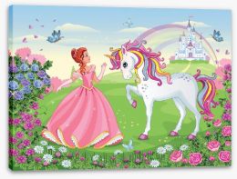 Fairy Castles Stretched Canvas 258300078