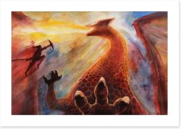 Dragons Art Print 258533302