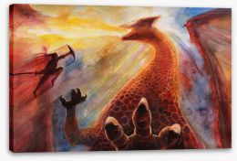 Dragons Stretched Canvas 258533302
