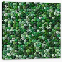 Mosaic Stretched Canvas 258709051