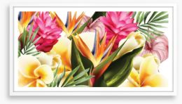 Plants of paradise Framed Art Print 259489651