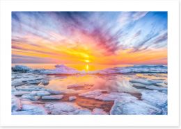 Sunsets / Rises Art Print 259576930
