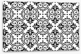 Black and White Stretched Canvas 259739104