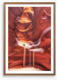 Canyon sands Framed Art Print 259932601