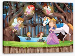 Fairy Castles Stretched Canvas 260403555