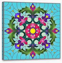 Stained Glass Stretched Canvas 260650665