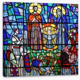 Holy family Stretched Canvas 26112440