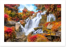 Waterfalls Art Print 261584153