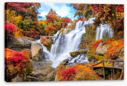 Waterfalls Stretched Canvas 261584153