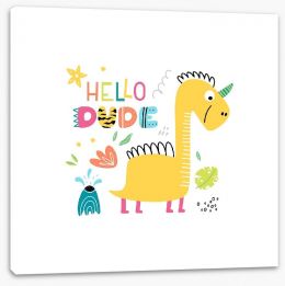 Dinosaurs Stretched Canvas 262237848