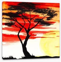 African Art Stretched Canvas 262418222