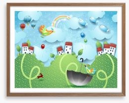 Magical Kingdoms Framed Art Print 263884163