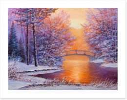 Winter Art Print 264448299