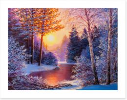 Winter Art Print 264449007
