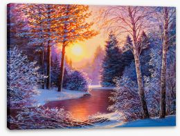 Winter Stretched Canvas 264449007