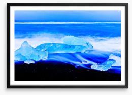 Molten ice Framed Art Print 264992604