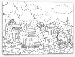 Colour Your Own Stretched Canvas 265318415