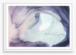 The ice tunnel Framed Art Print 266468873