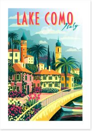 Remember Lake Como Art Print 267804561