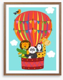 Balloon party Framed Art Print 268166590
