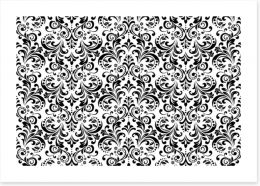 Black and White Art Print 268200557