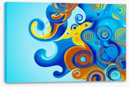 Beach House Stretched Canvas 269211268