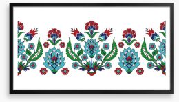 Ottoman blooms Framed Art Print 269959796