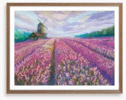 The lavender mill Framed Art Print 270579364