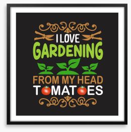 Gardening love Framed Art Print 271182883