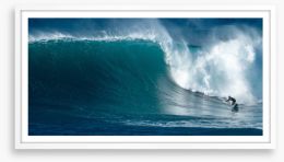 Big wave riding Framed Art Print 271591575