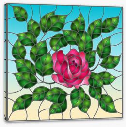 Stained Glass Stretched Canvas 271608764