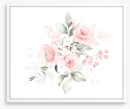 Rose whisper Framed Art Print 273048497