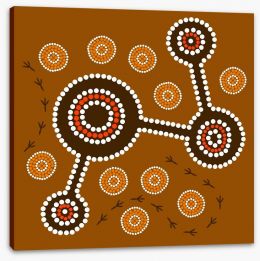 The hunting path Stretched Canvas 27354736