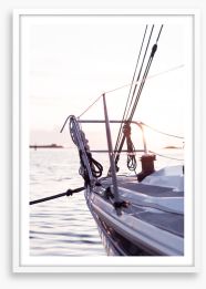 Ready to sail Framed Art Print 273998048