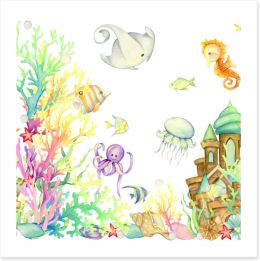 Under The Sea Art Print 275264446