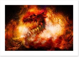 Dragons Art Print 276469359