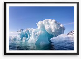 Tip of the iceberg Framed Art Print 277908916