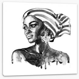 African Art Stretched Canvas 278818354
