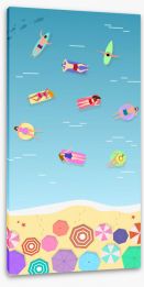 Beach House Stretched Canvas 279504202