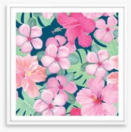 Periwinkle pink Framed Art Print 280511644