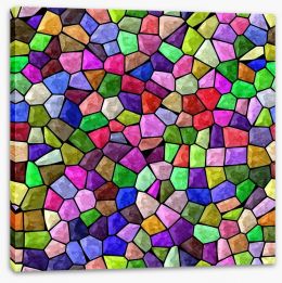 Mosaic Stretched Canvas 280753498