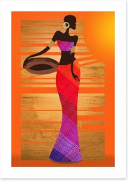 African Art Art Print 281712067