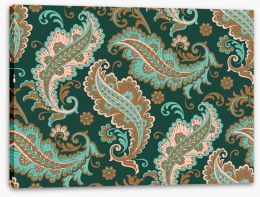Paisley Stretched Canvas 281843675