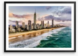 Surfers Paradise cityscape Framed Art Print 282218816