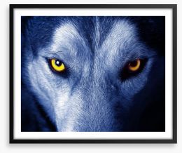 Wild wild wolf Framed Art Print 28227019