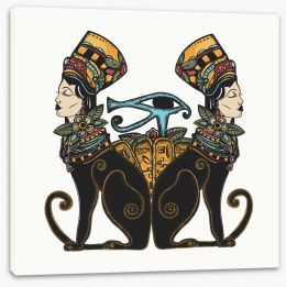 Egyptian Art Stretched Canvas 283583818