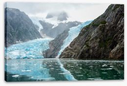 Glaciers Stretched Canvas 284436840