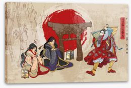 Japanese Art Stretched Canvas 284619346